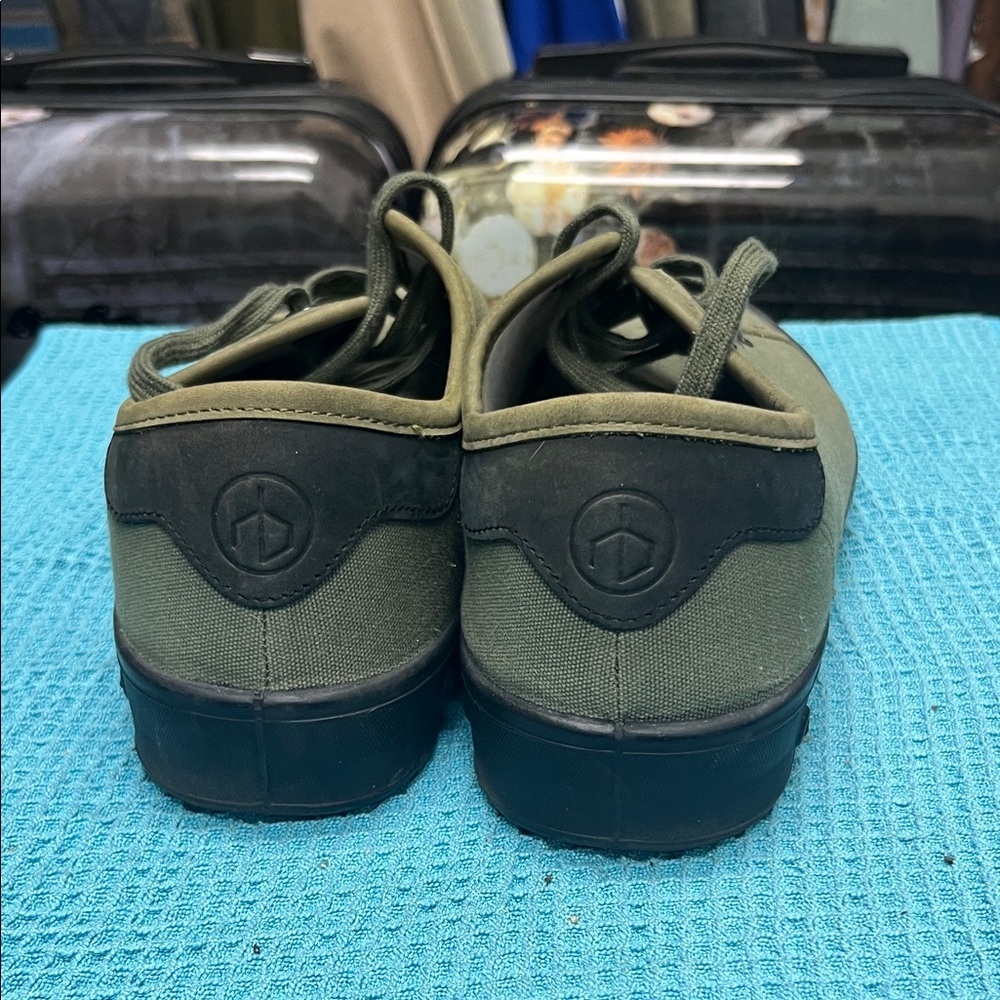 Rag & Bone Green Standard Issue  Canvas Men's Sneakers Men’s Size 10.5 - Picture 6 of 7